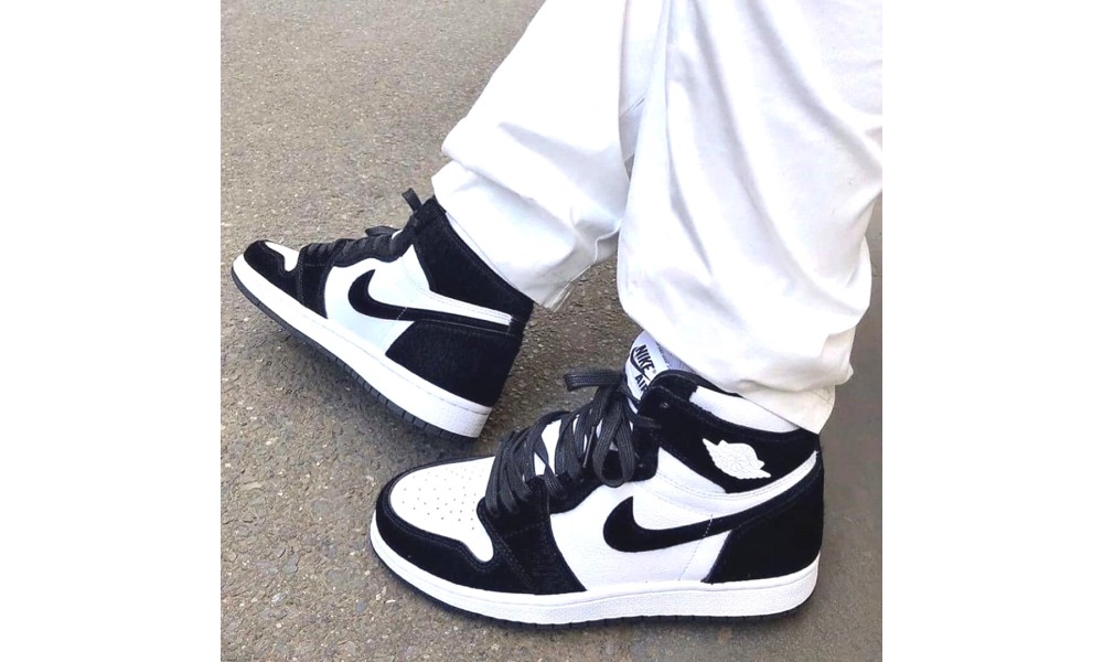 Nike air jordan 1 white outlet black